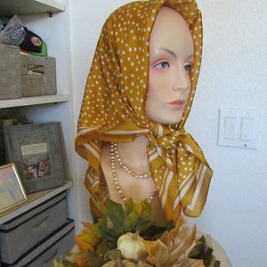 Cookie Lee - Gold & Cream Colored 18" Faux Pearls